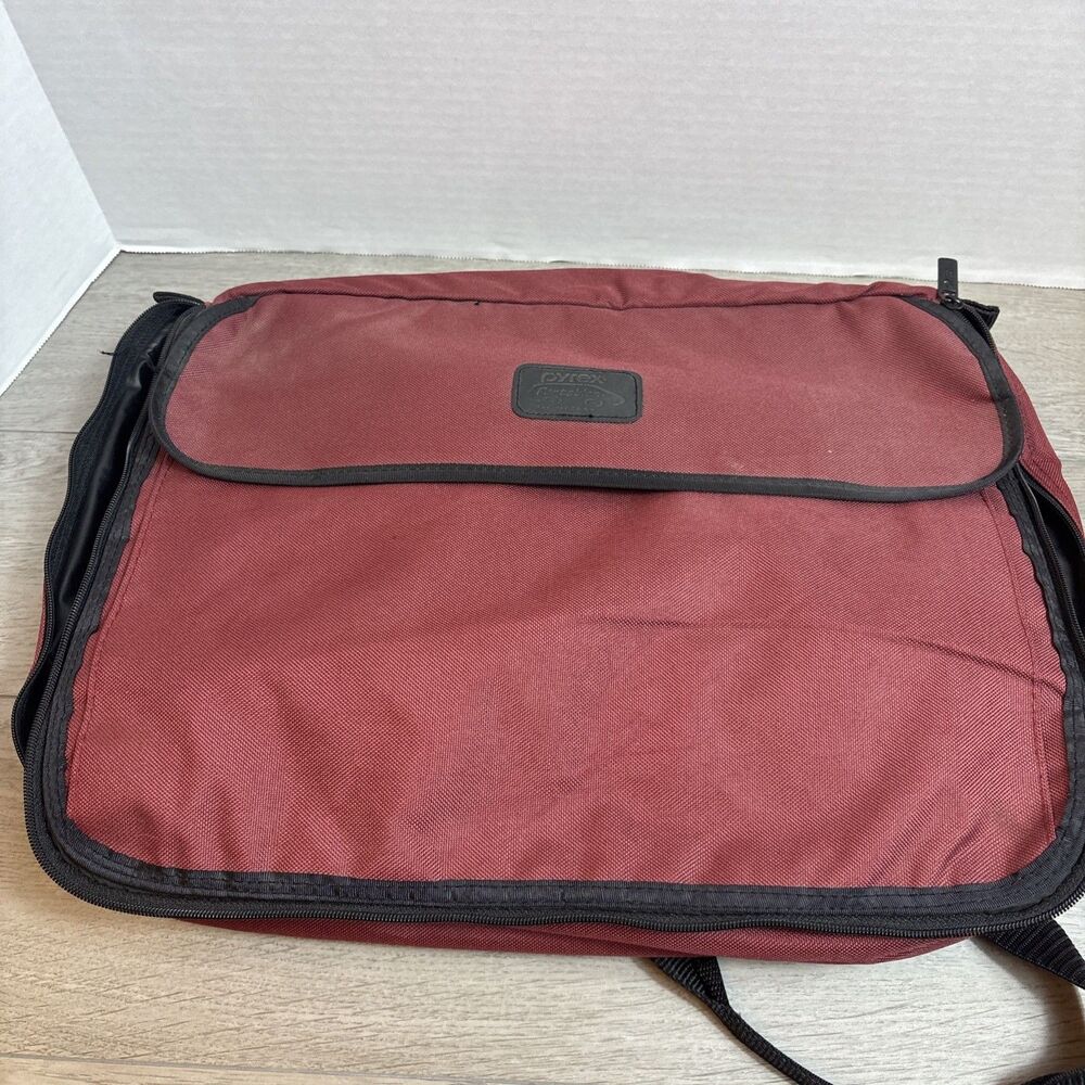 Pyrex Portables Carrier Hot Cold Insulated Bag Only For 9x13 Dish Red/Rust